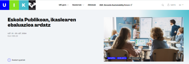 UIK’24  UDAKO  IKASTAROEN  IZENEMATEA  IREKIA.