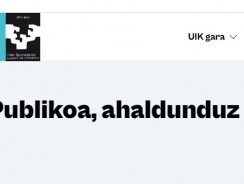 EHU Udako Ikastaroa “Eskola Publikoa, ahaldunduz hobetu”
